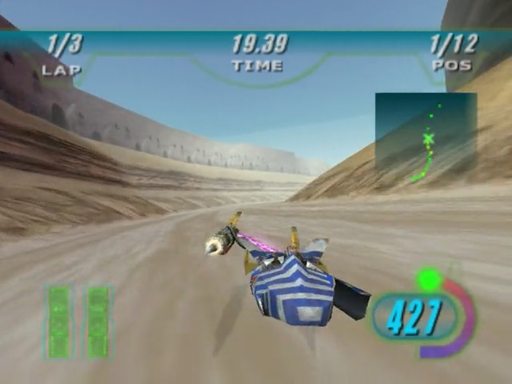 Star Wars Episode I Racer screenshot 4 for Sega Dreamcast